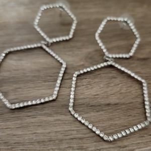 Hexagon Earrings